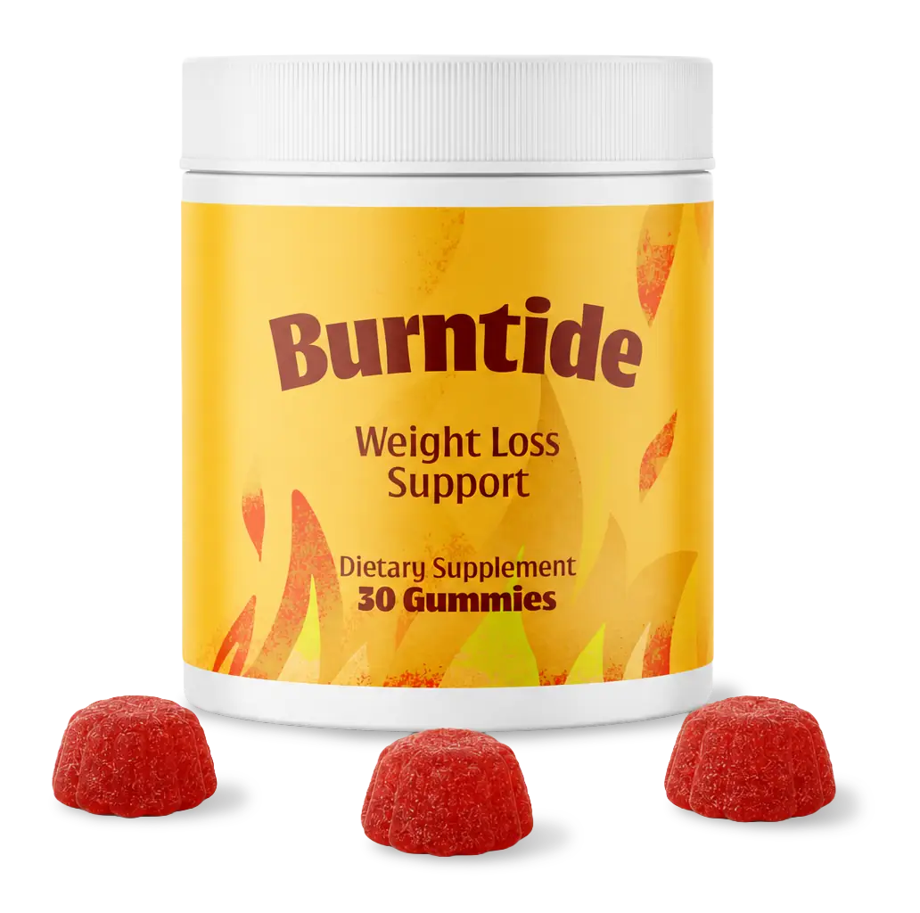 Burntide weight loss support gummy jar