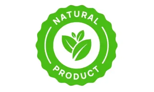 Natural product badge